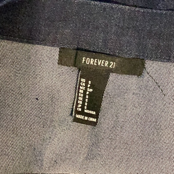 Forever 21 denim a-line mini skirt size small - Picture 5 of 5